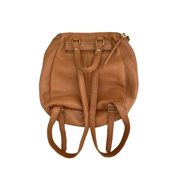 Hobo River Leather Backpack Whiskey Camel Tan Boho Cottagecore Preppy - Picture 7 of 16